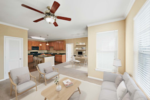 Open-concept floor plans with space to work from home
