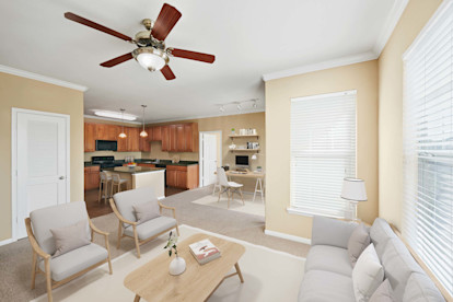 Open-concept floor plans with space to work from home