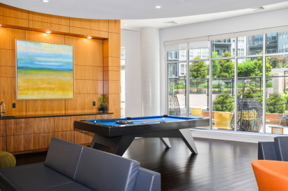 Resident Lounge with billiards 