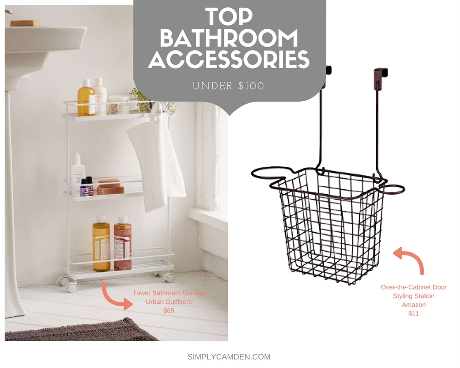 Bathroom Storage Accessories for Apartment Living All Under $100