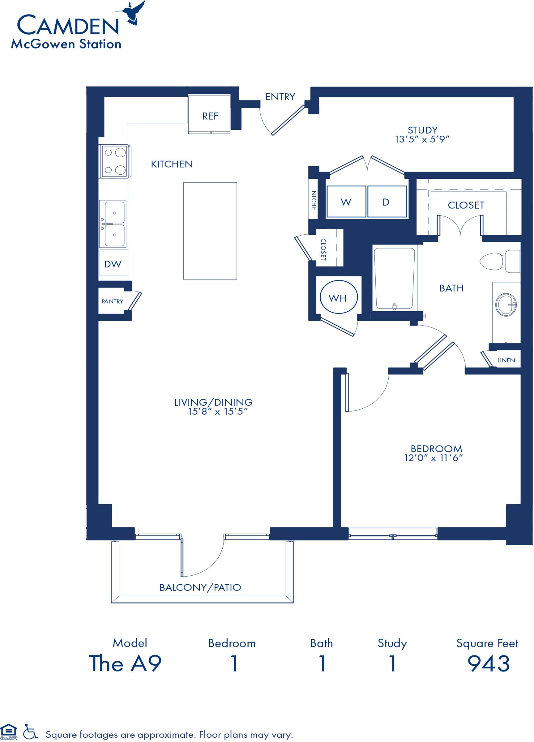 A9 floor plan
