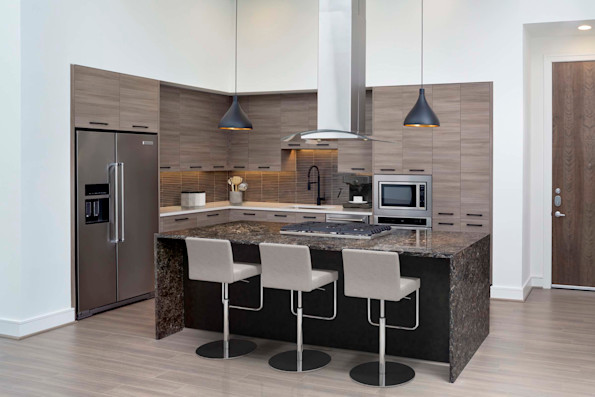 Home Improvement Projects and DIY Ideas | HGTV - Industrial Penthouse Apartments With Luxury Kitchen Appliances And Fixtures With Smart Home Technology