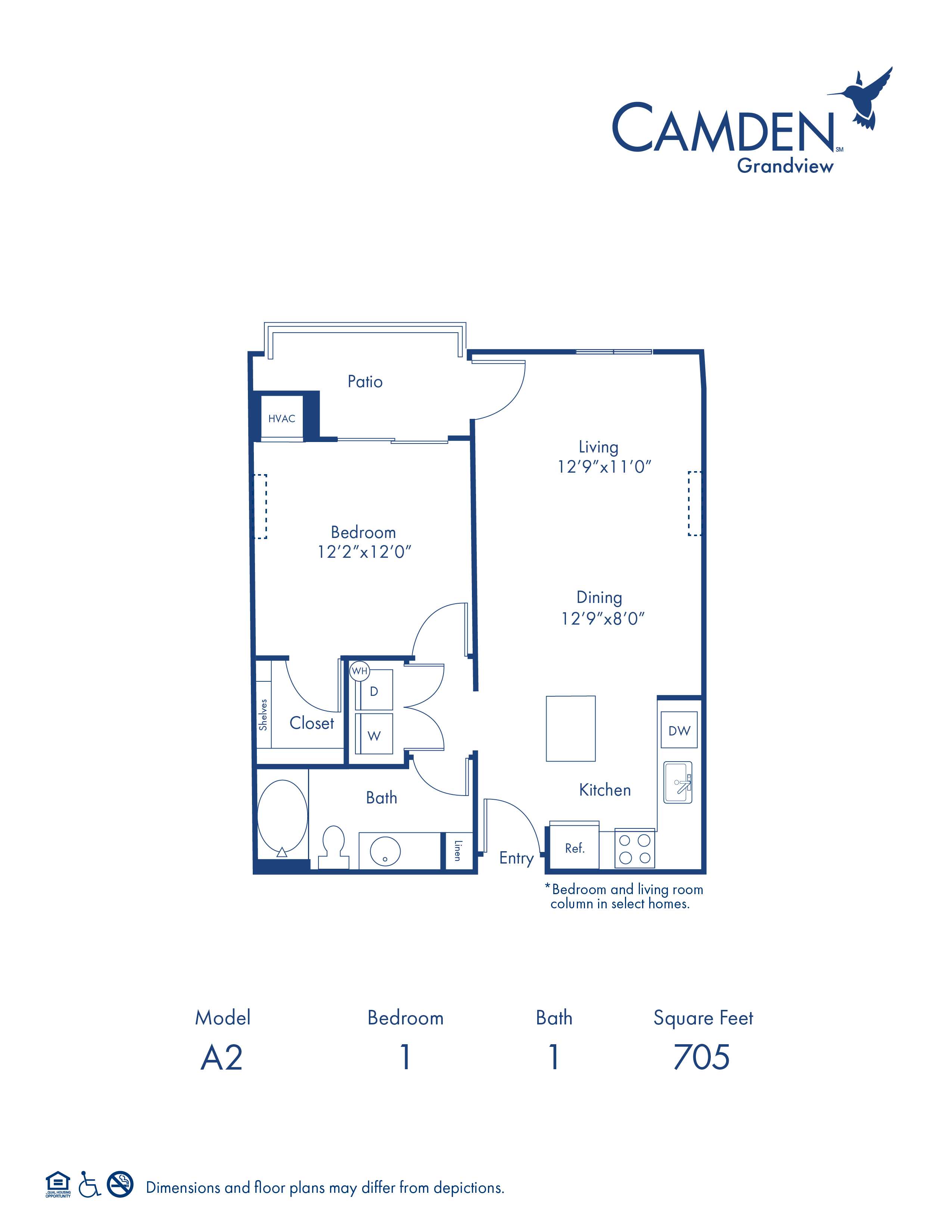 A2 floor plan