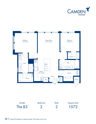 Camden Durham - Floor plans - B3