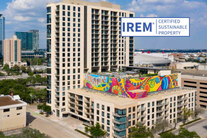 Camden Downtown is an IREM Certified Sustainable Property