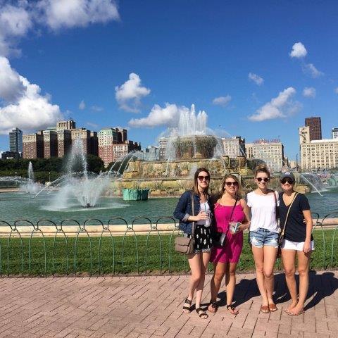 Buckingham Fountains in chicago