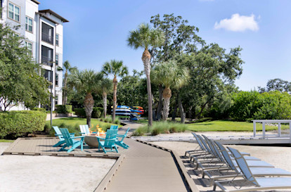 camden clearwater apartments in clearwater, fl outdoor beach and kayak storage