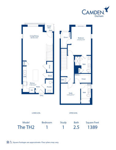 Camden Durham - Floor plans - TH2