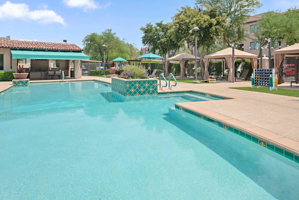 camden foothills apartments scottsdale az pool with cabanas