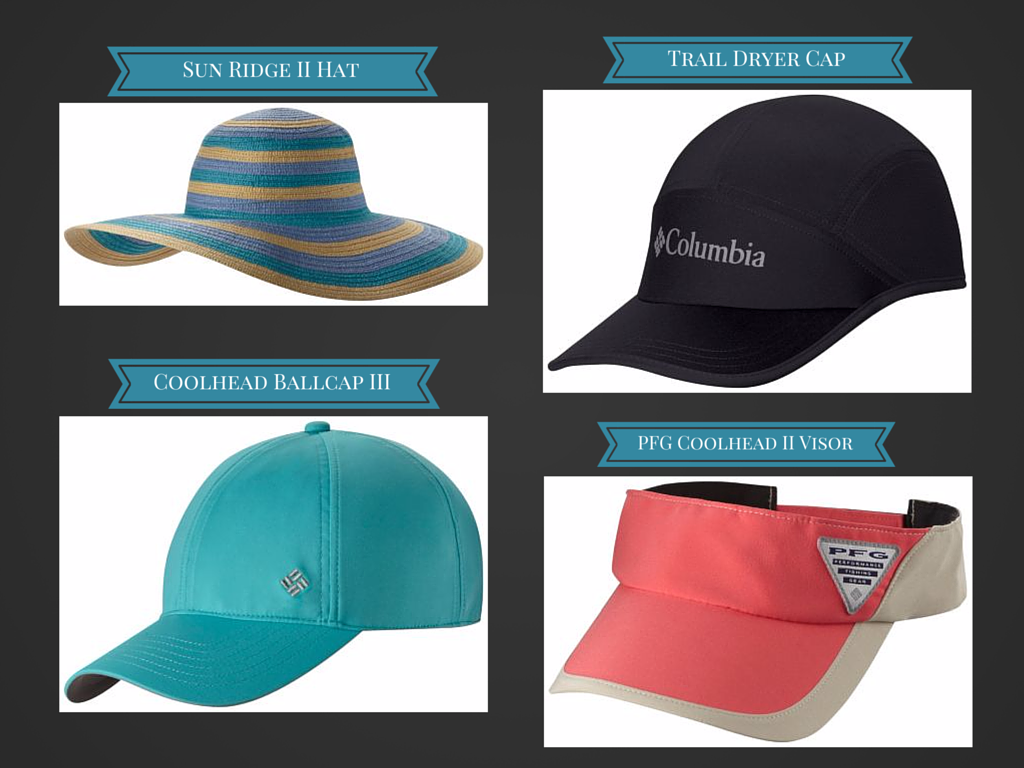 Great hats with Omni-Freeze ZERO technology to keep you cool!