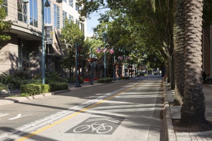 Bike friendly area