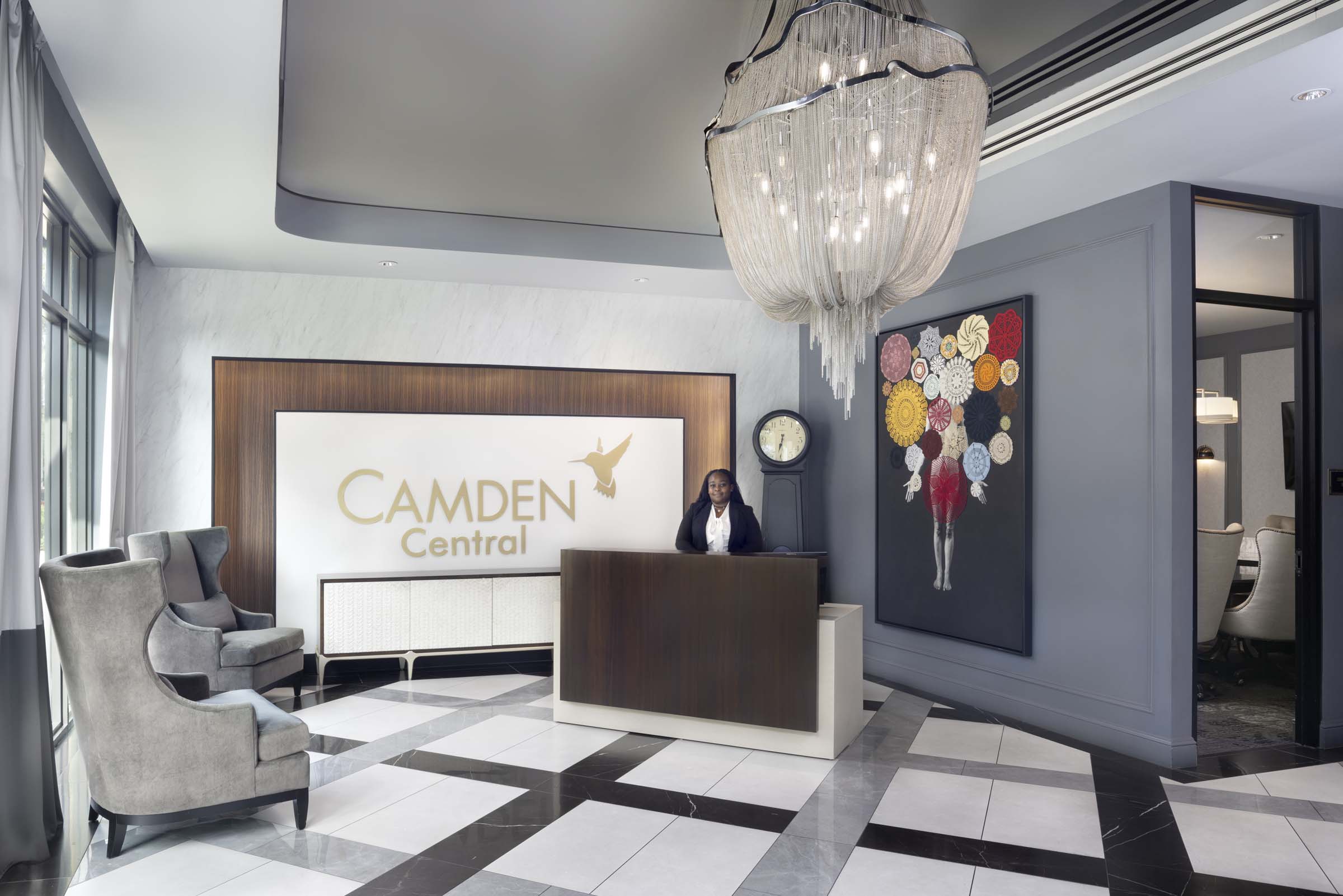 Concierge services at Camden Central, high-rise apartment community in St. Petersburg, FL