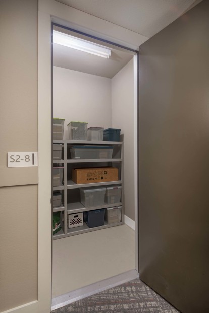 Rentable, private storage closet at Camden Victory Park