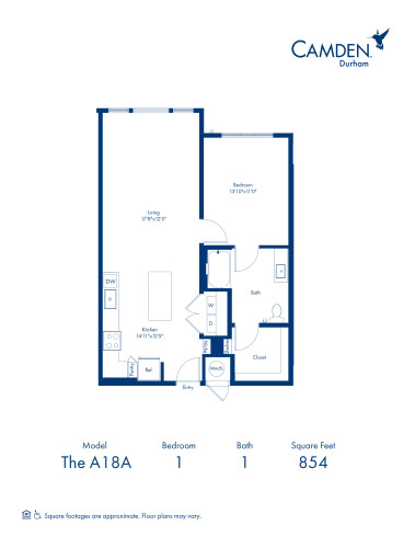 Camden Durham - Floor plans - A18A