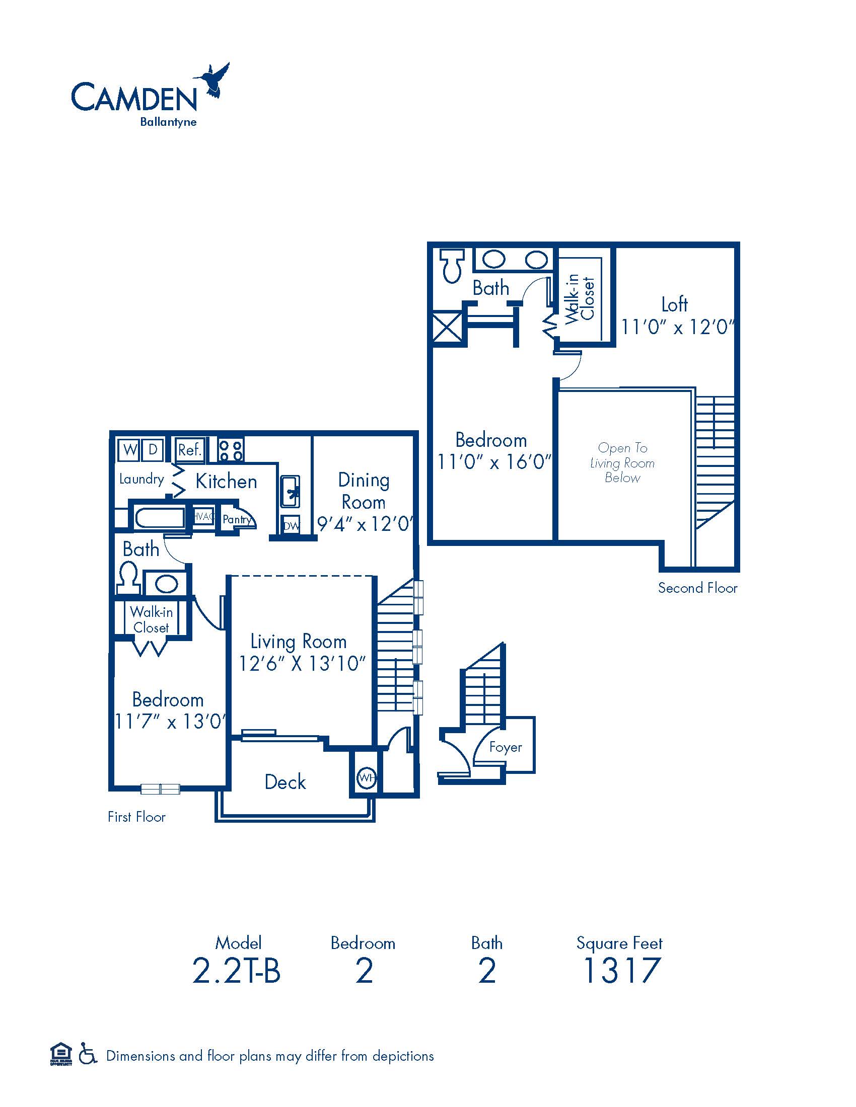 2 & 3 Bedroom Apartments in Charlotte, NC Camden Ballantyne
