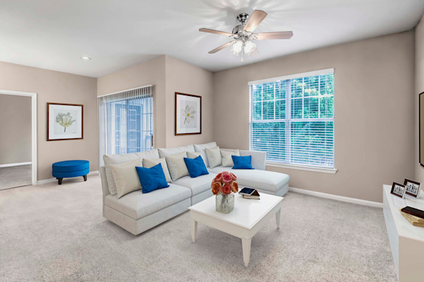 Living room flex space