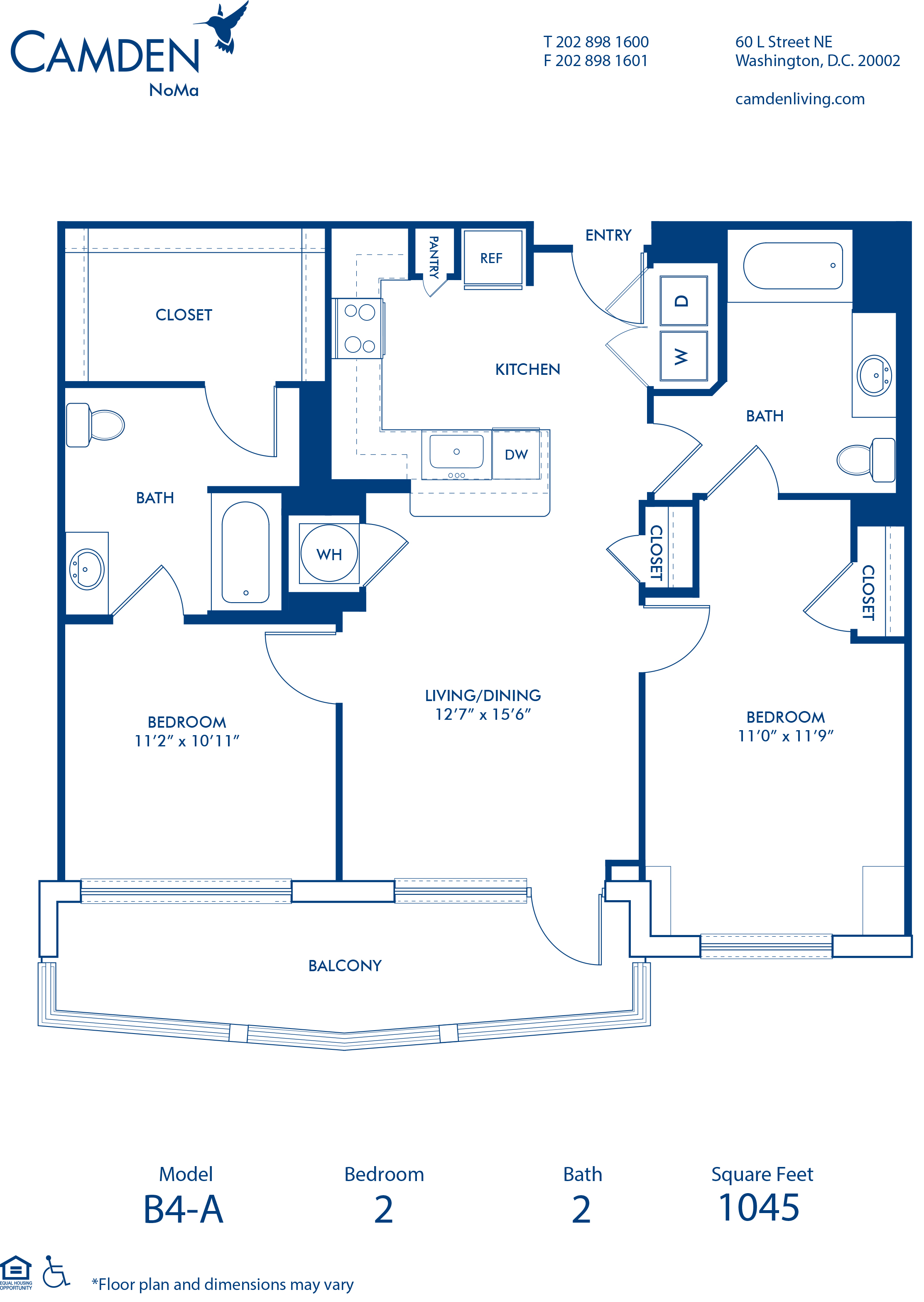 Studio, 1 & 2 Bedroom Apartments in Washington, DC - Camden NoMa