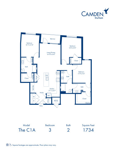 Camden Durham - Floor plans - C1A