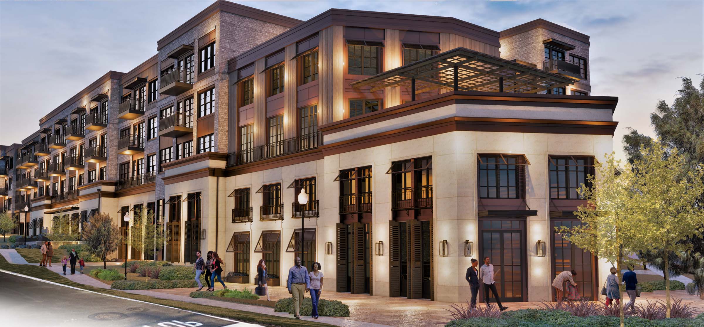 Camden-Village-District-Apartments-Raleigh-NC- Community-Rendering