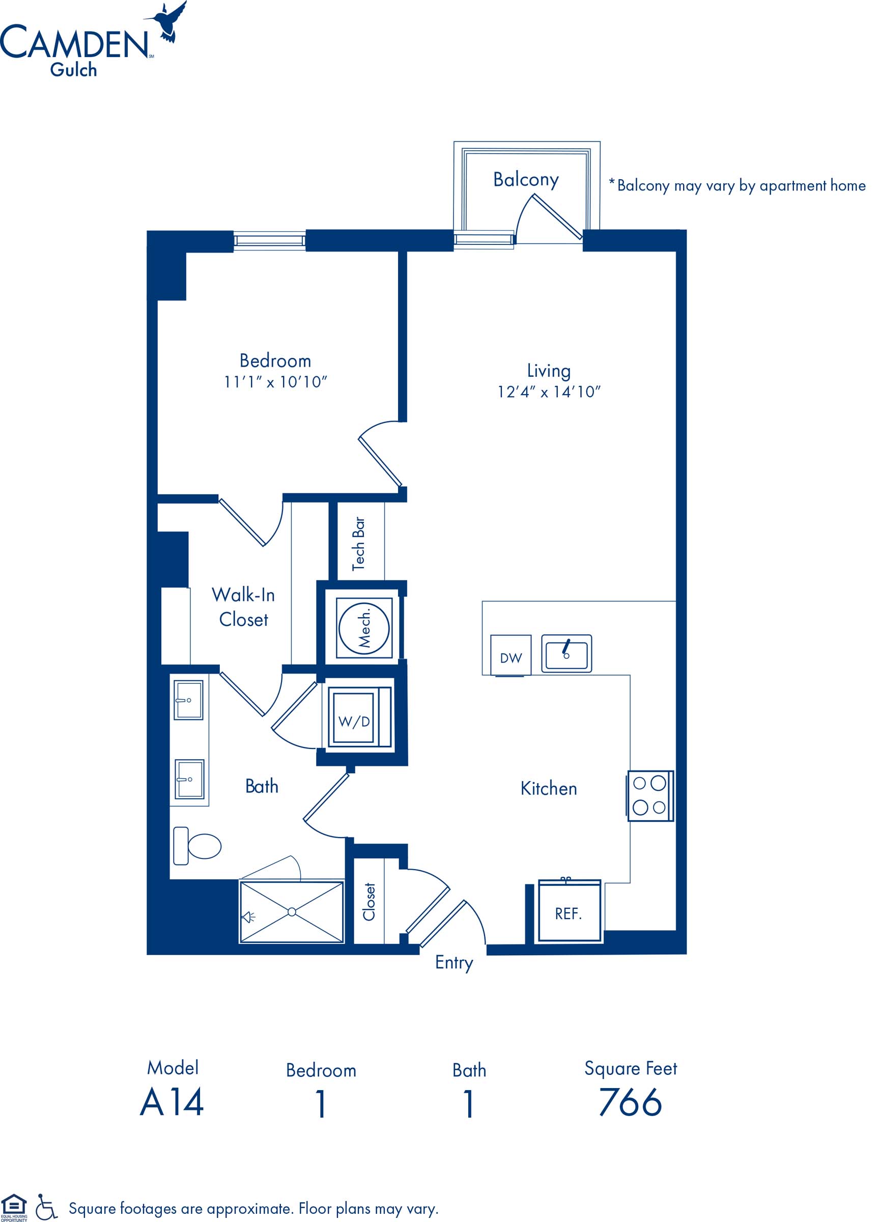 A14 floor plan