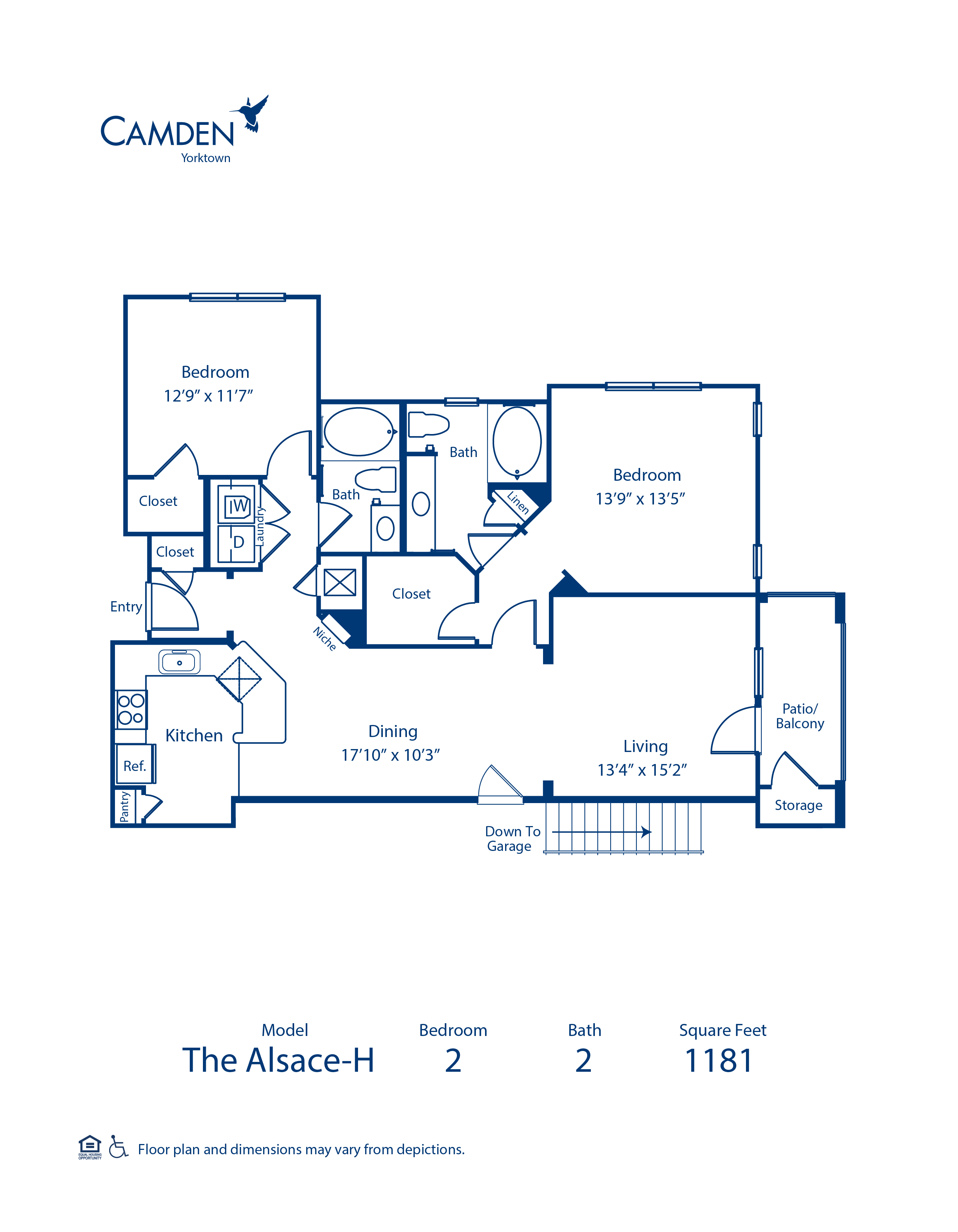Alsace H floor plan
