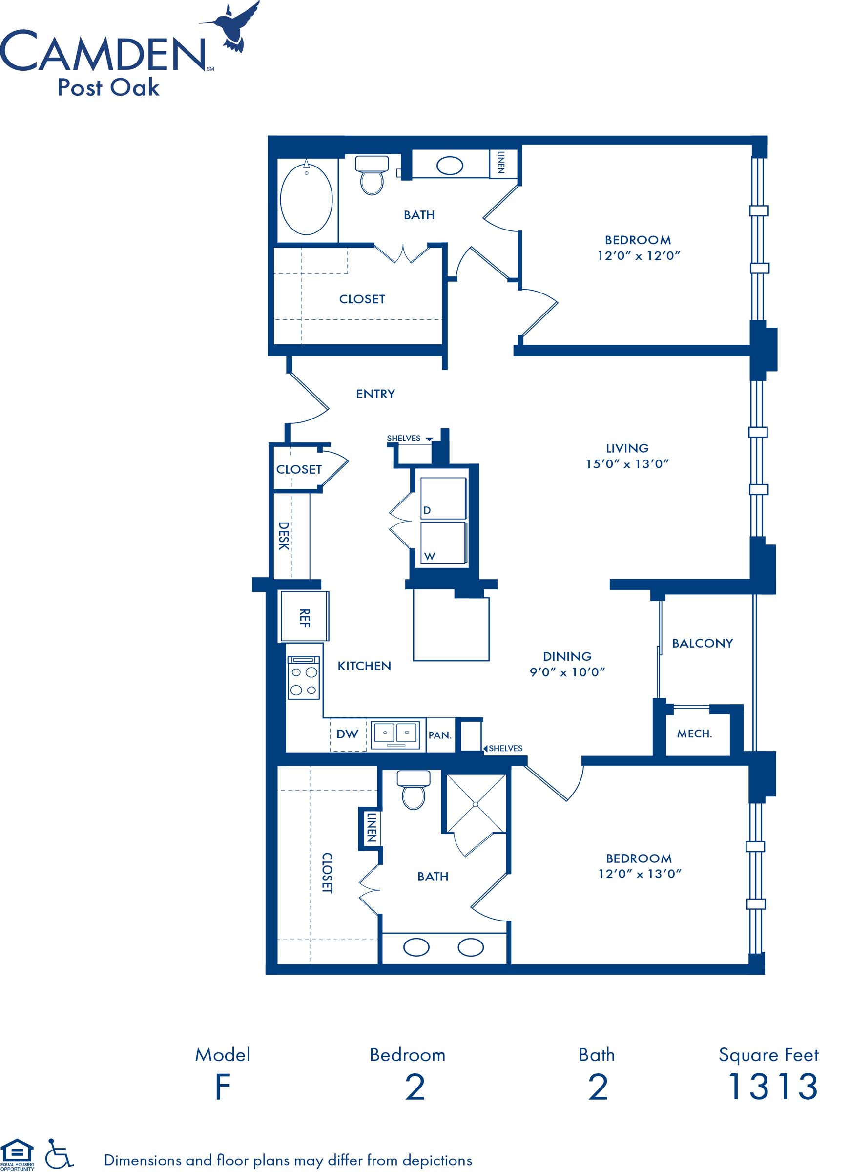 F floor plan