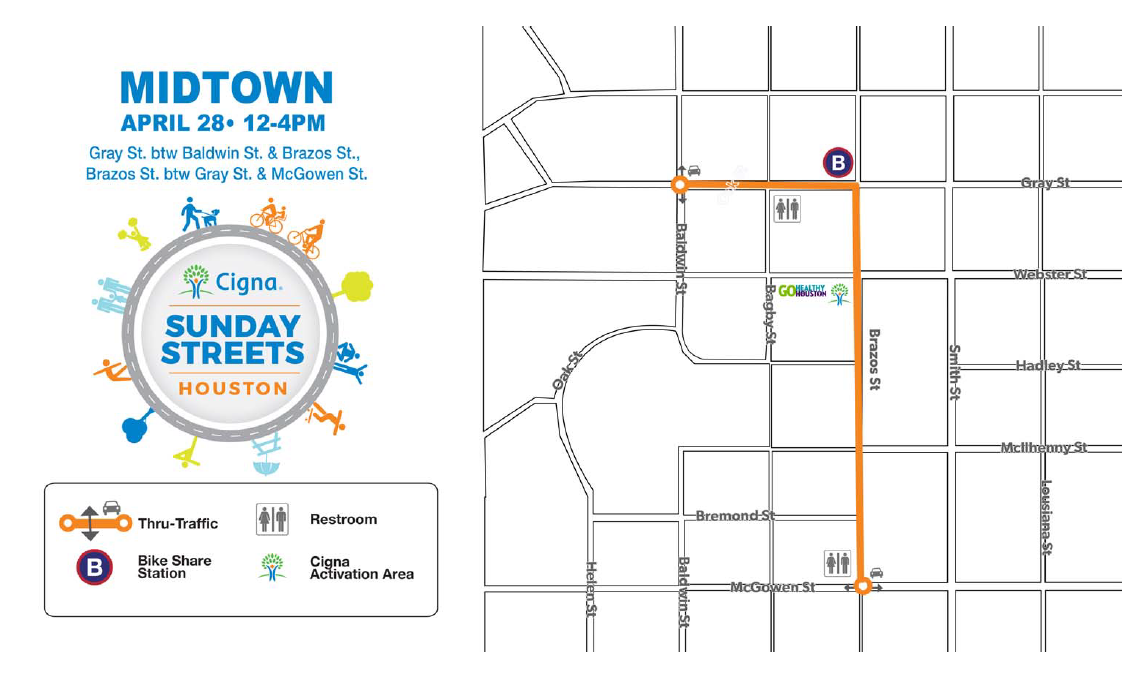 Map, Midtown, Walkable, Bikeable