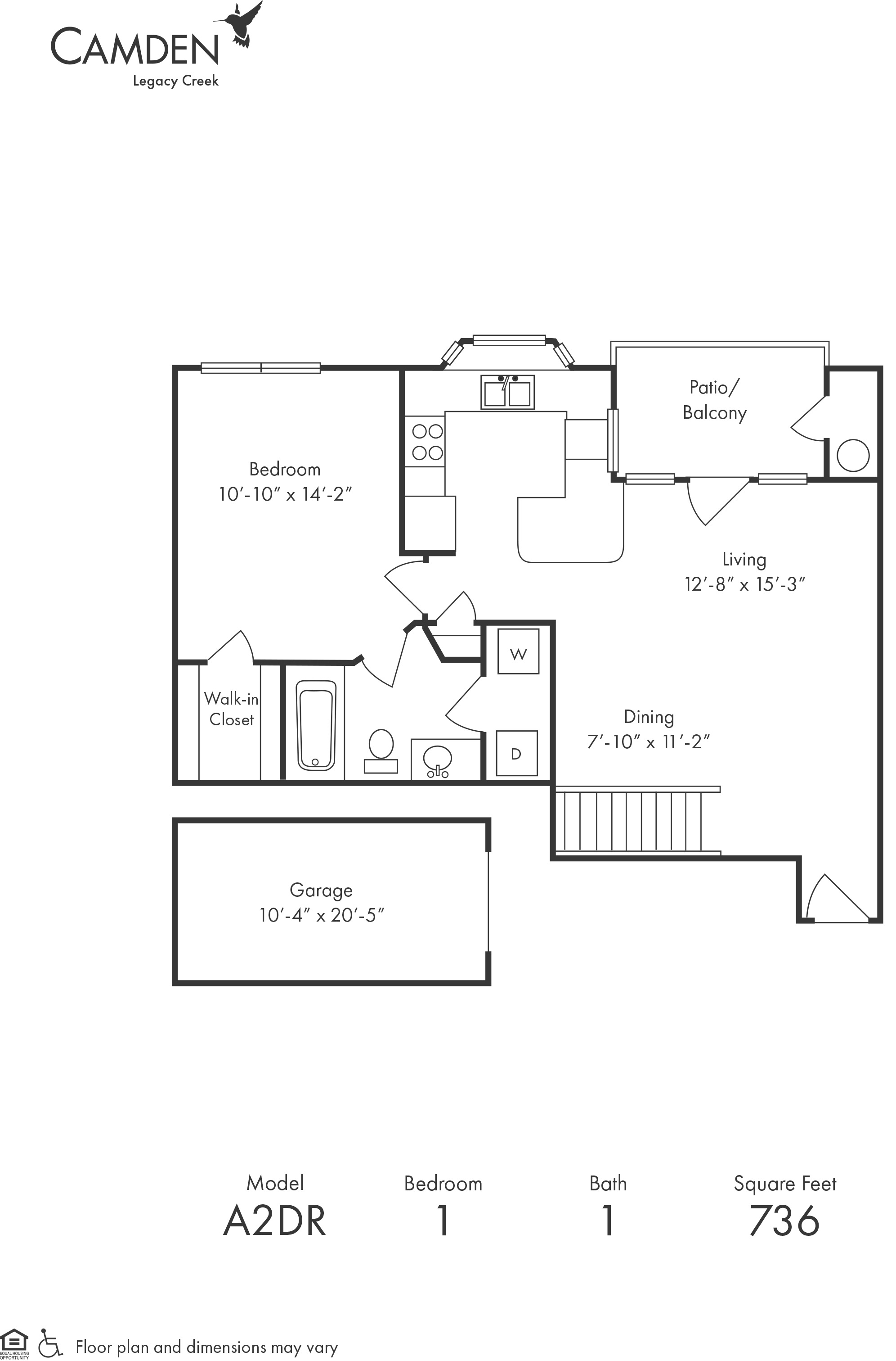 A2DR floor plan