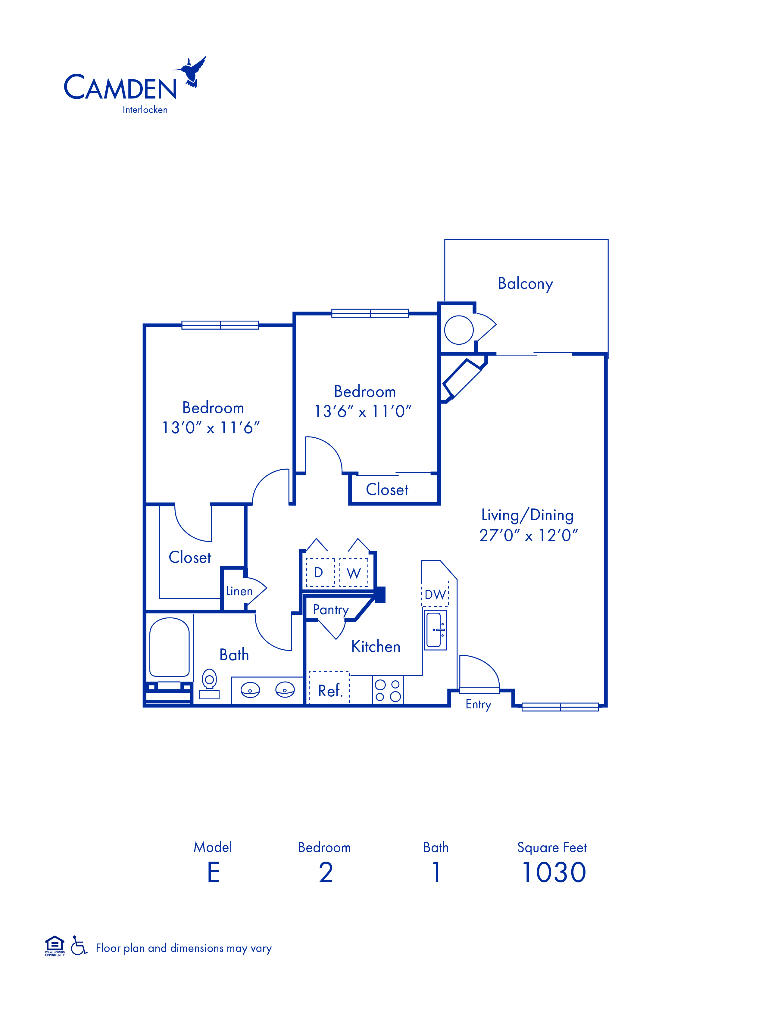 E floor plan