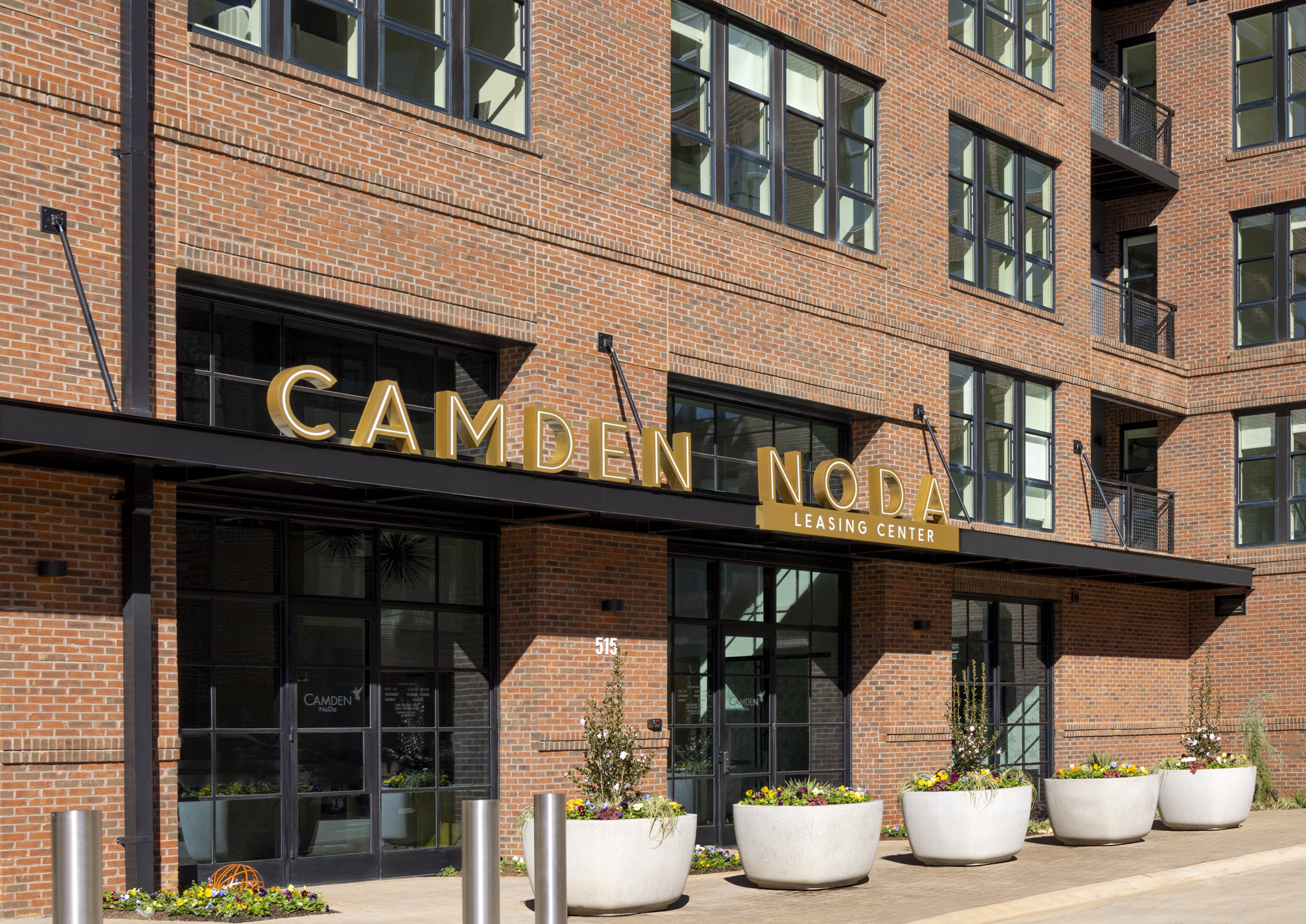 Camden NoDa apartments in Charlotte, NC Leasing Office Exterior