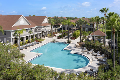 This is the second pool at Camden Bay apartments in Tampa, Florida.