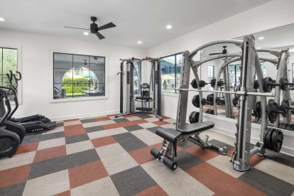 camden foothills apartments scottsdale az fitness center with bench press