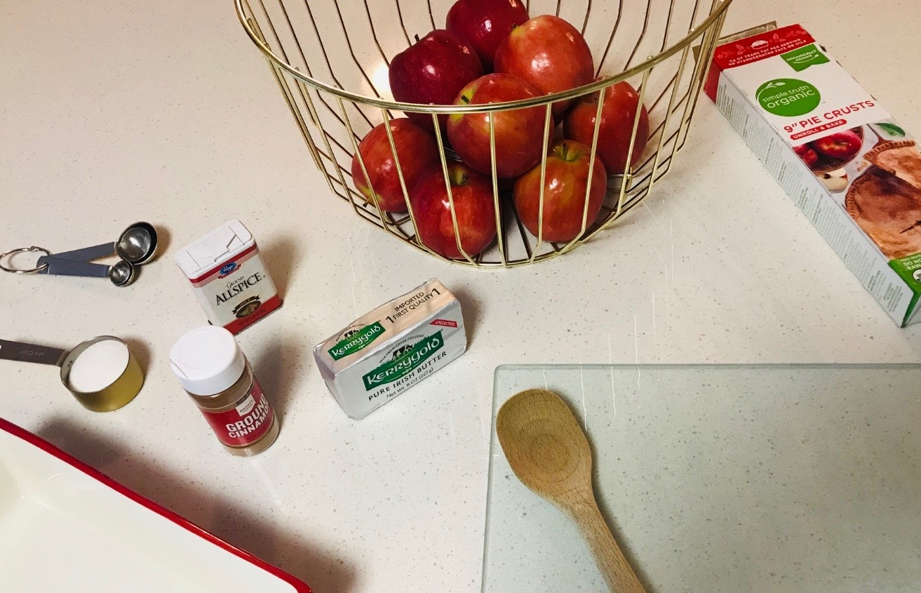 Apple pie prep 