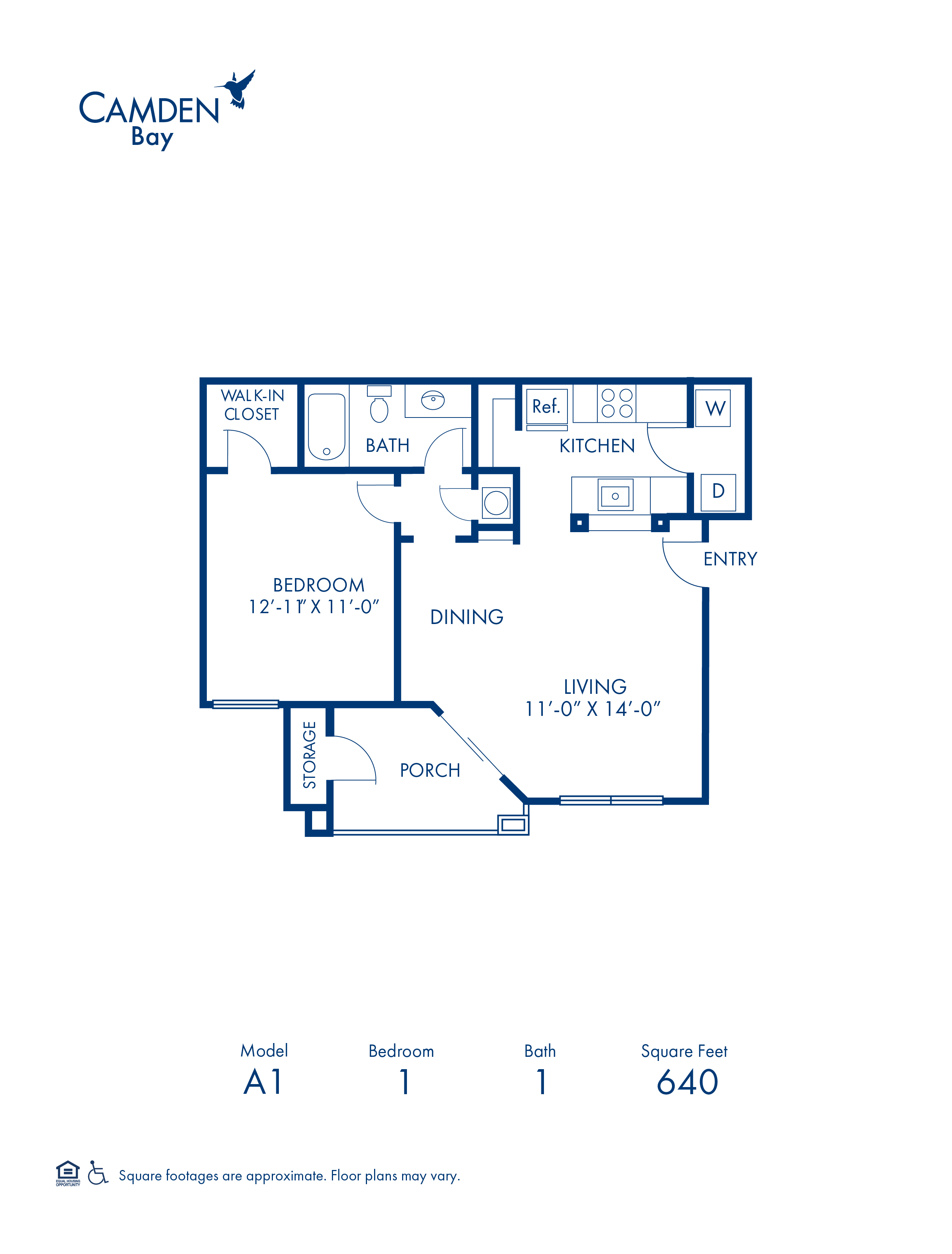 A1 floor plan