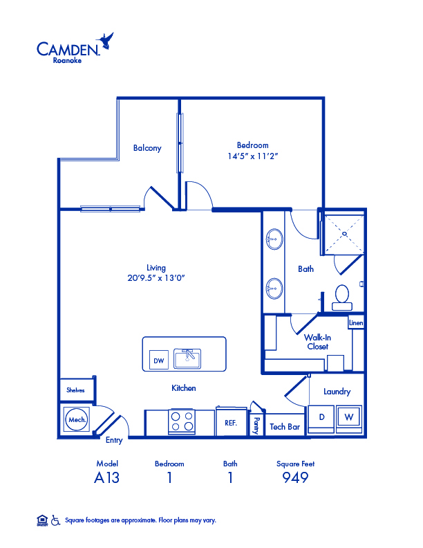 A13 floor plan