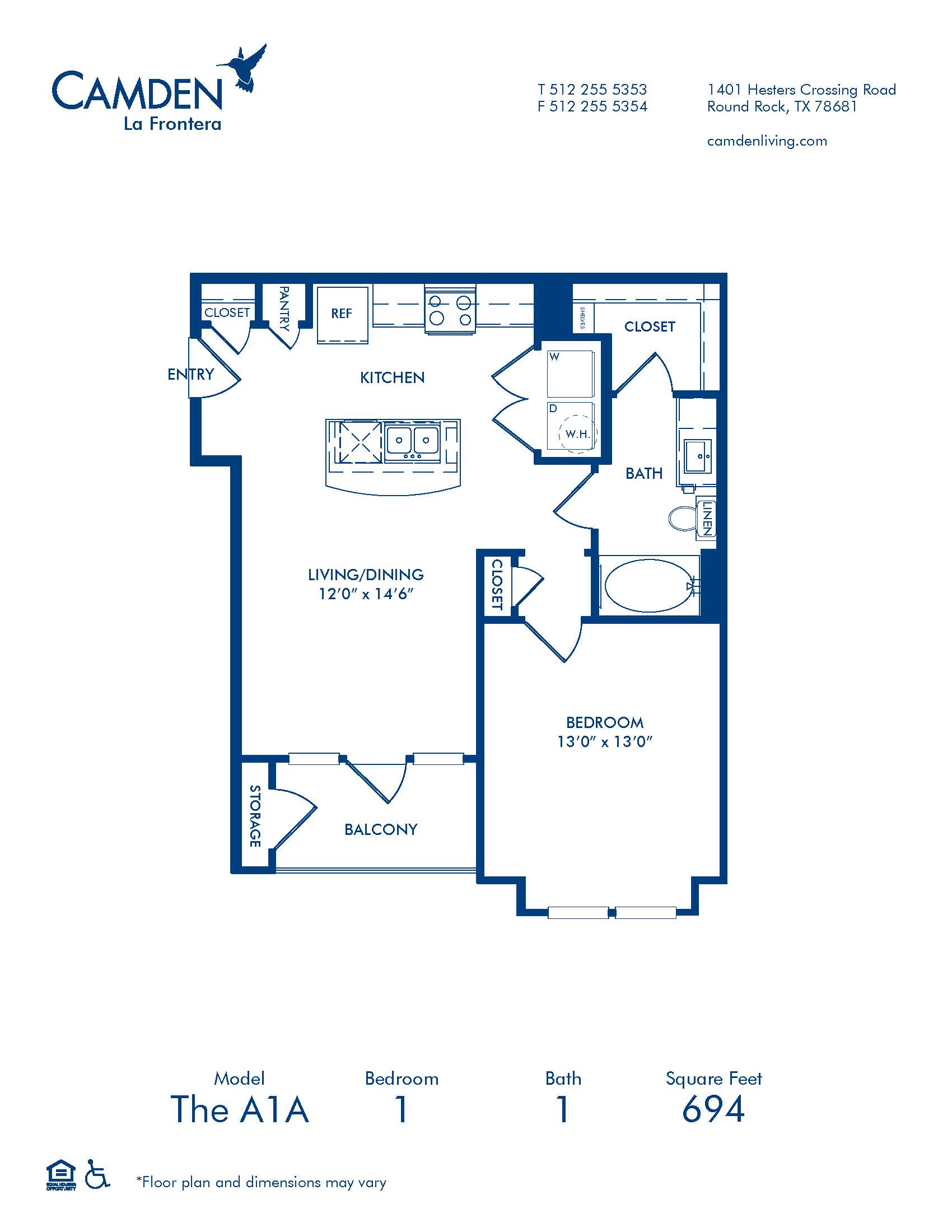 A1A floor plan