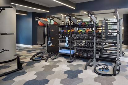 Fitness Center with free weights