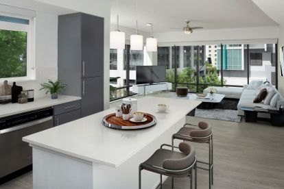 A5 Corner Home with Floor-to-Ceiling Windows at Camden Lake Eola apartments in Orlando, FL