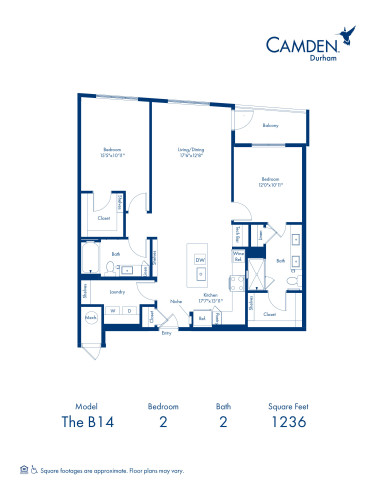 Camden Durham - Floor plans - B14