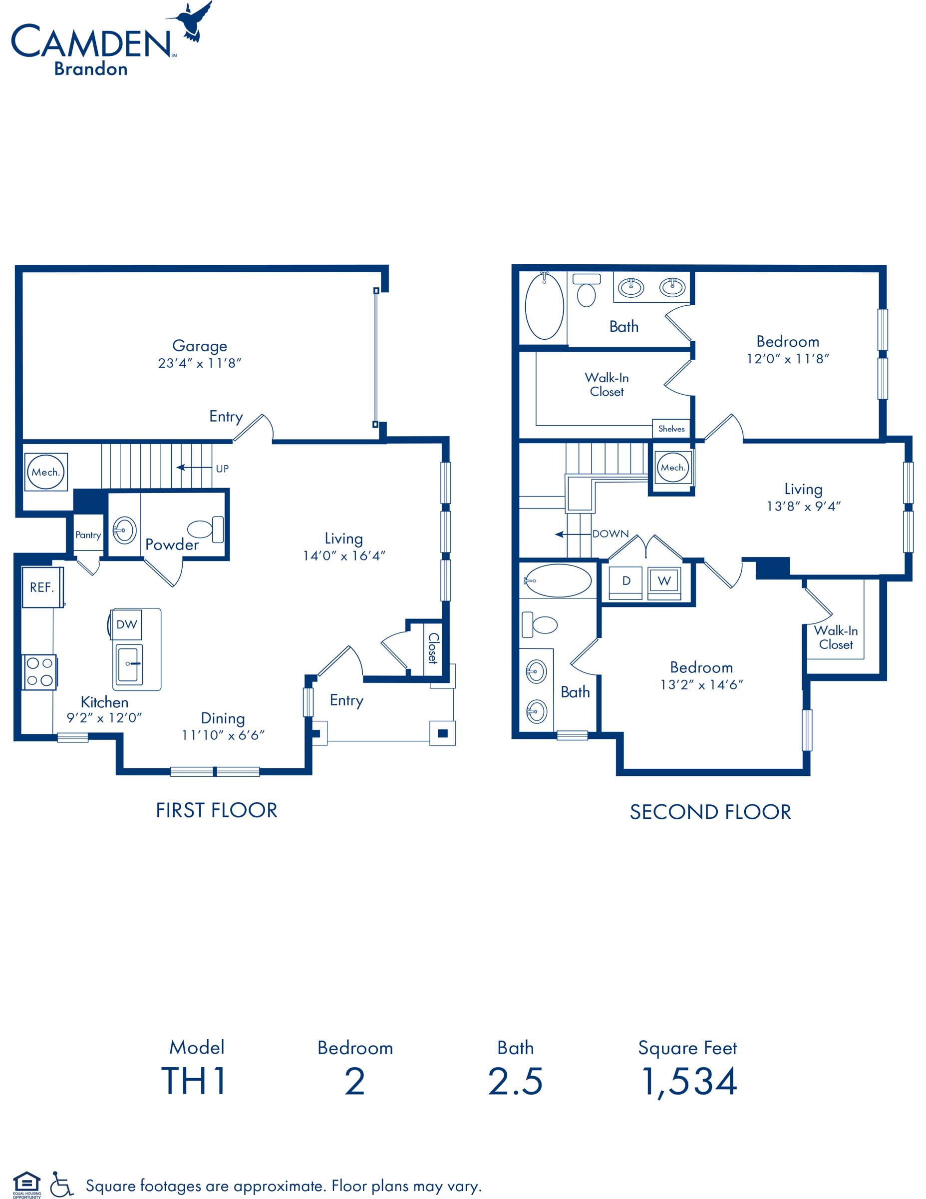 TH1 floor plan