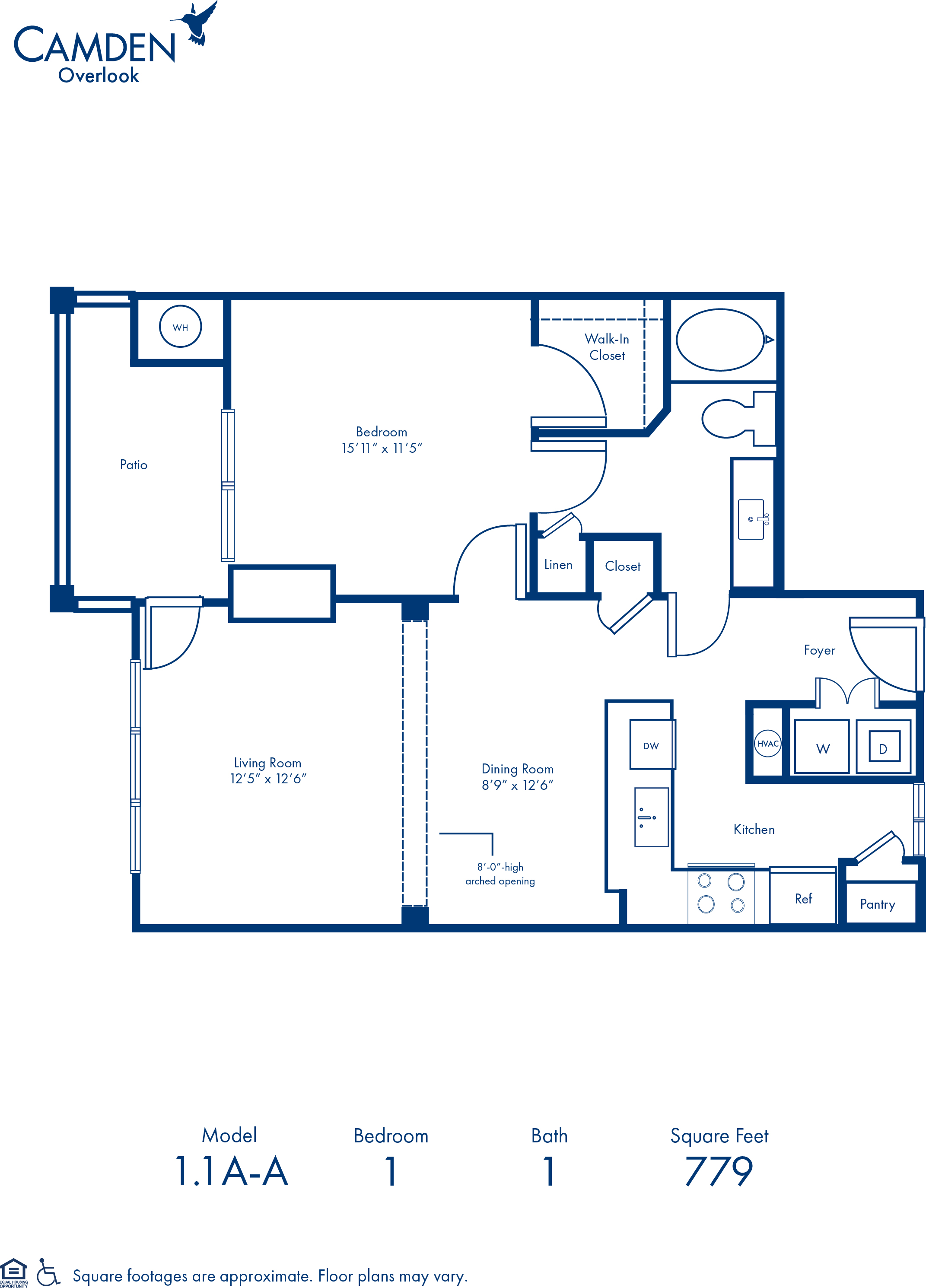 1.1A-A floor plan