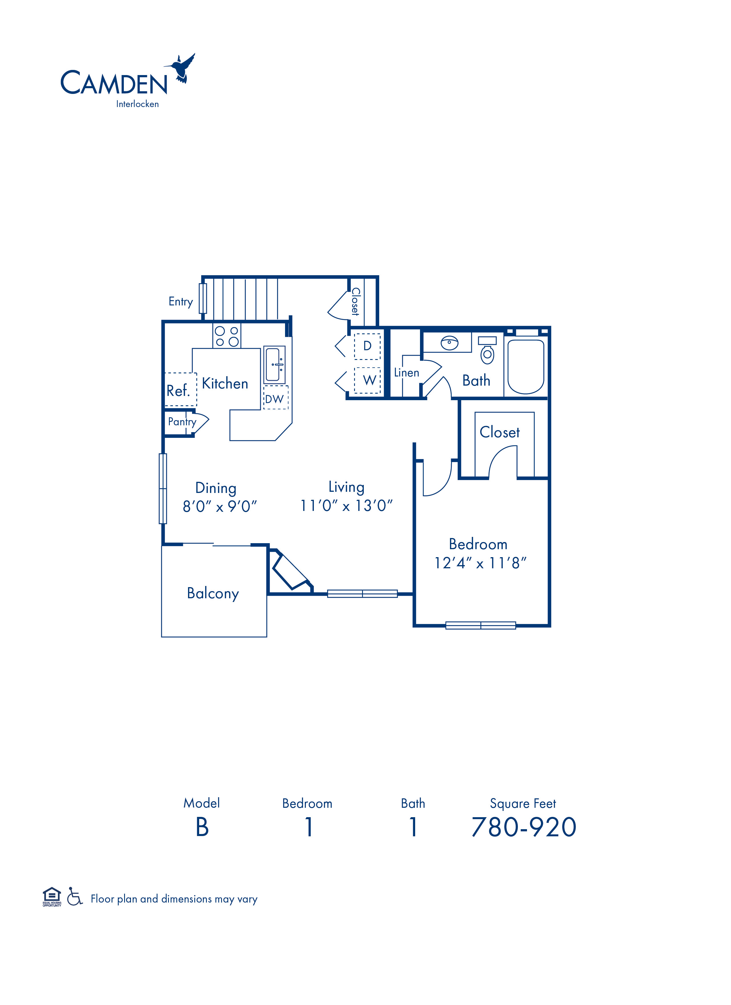 B floor plan