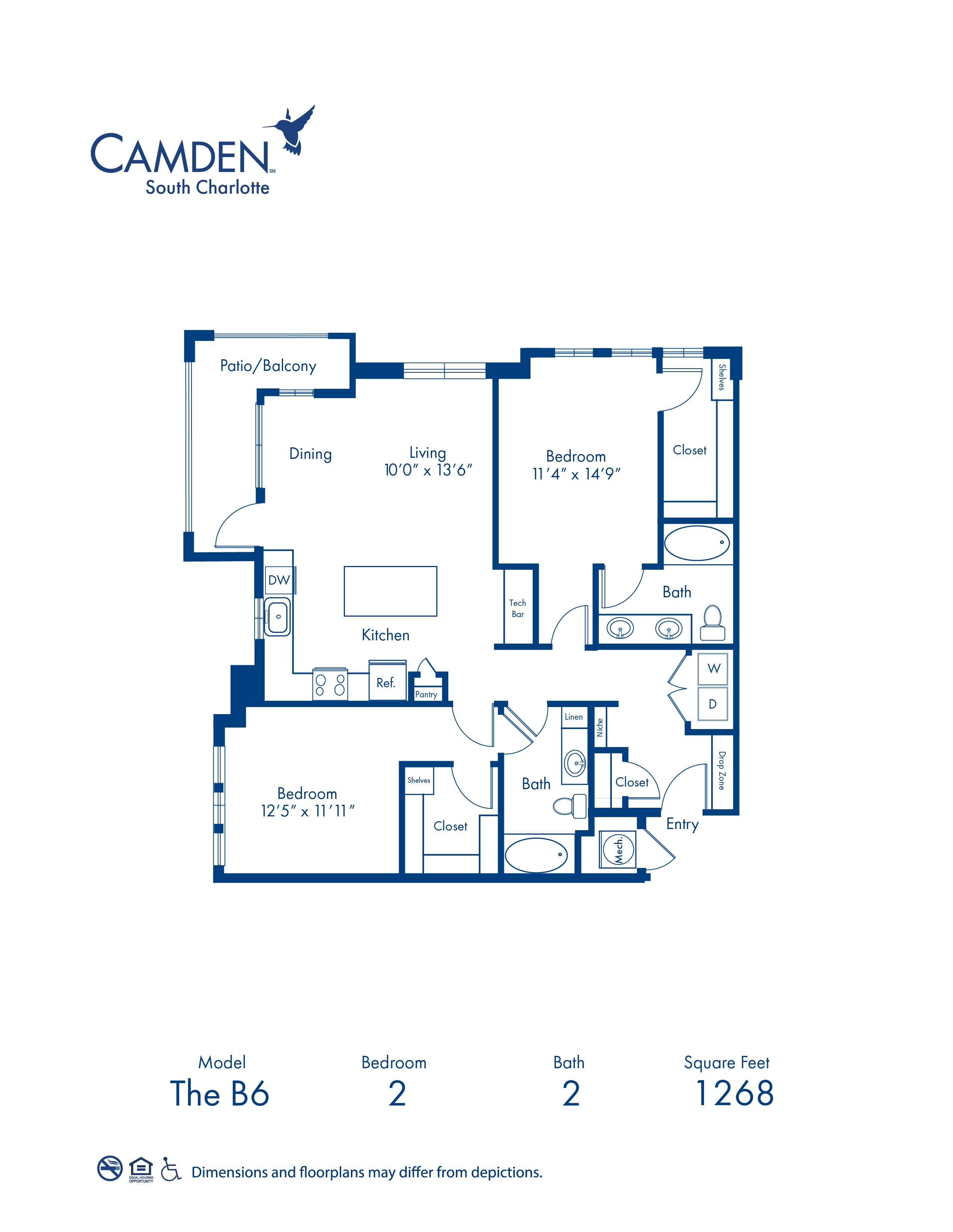 B6 floor plan