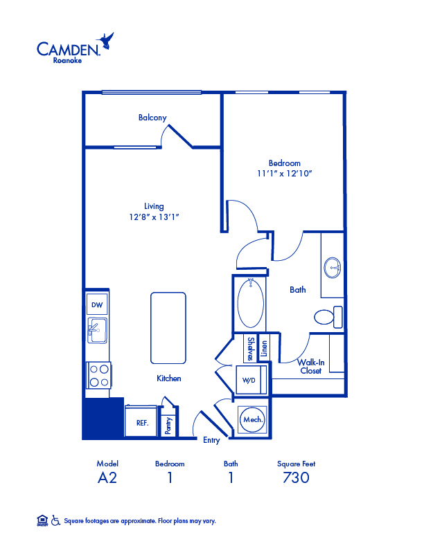 A2 floor plan