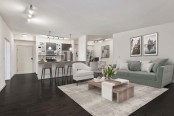 Open concept living at Camden Fairfax Corner in Fairfax, Virginia