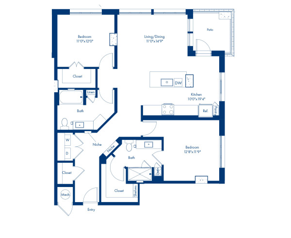 Camden Durham - Floor plans - B16