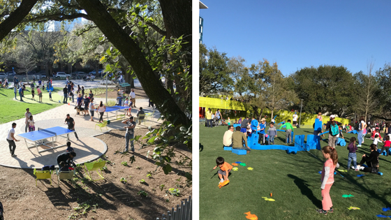 Levy Park in Houston