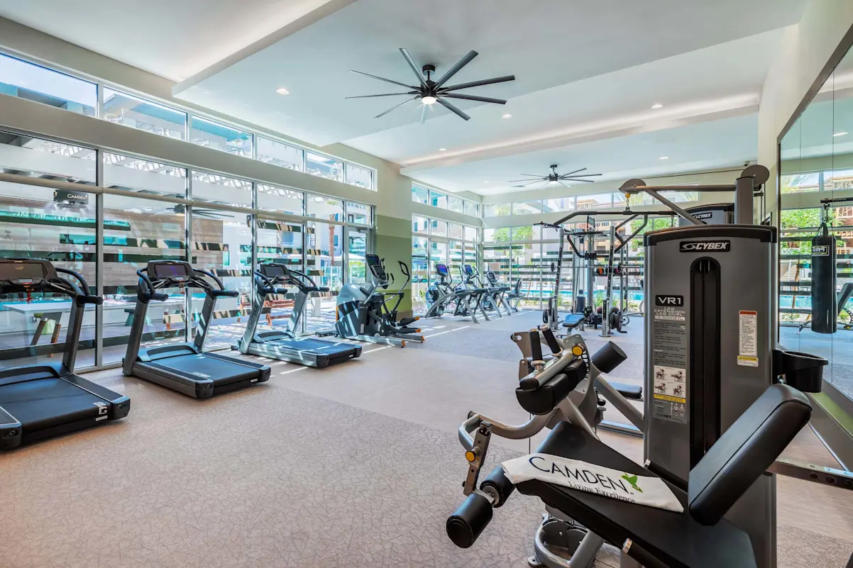 Fitness center at Camden North End.