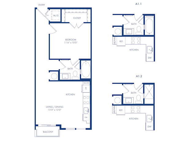 camden-greenville - floor plans - A1 VILLAS