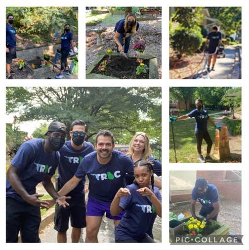 Camden Cares event in TROC - Camden Phipps team beautifying The Covenant House in Atlanta, GA